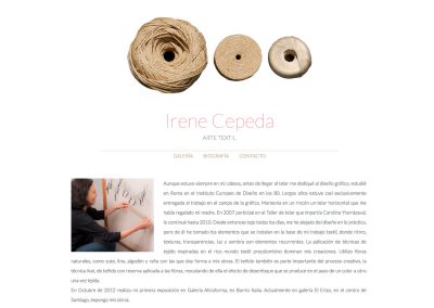 Irene Cepeda - Arte Textil